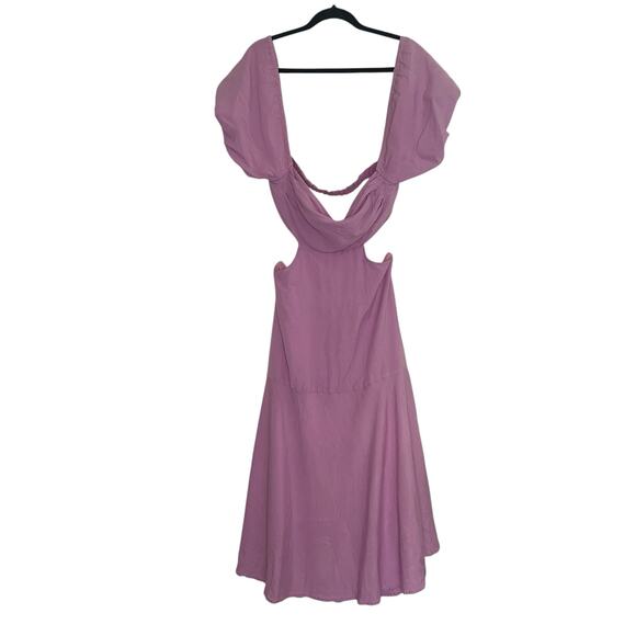 Astr Women's Midi Dress in Lavender - Picture 1 of 7